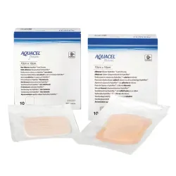 Aquacel Foam Convatec niet-klevend, zonder PZN, zonder Duitse taal | 10 x 10 cm |